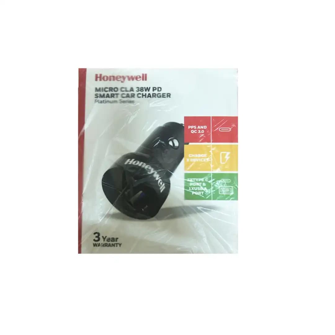 Honeywell Micro CLA 38W PD Smart Car Charger – Platinum Series