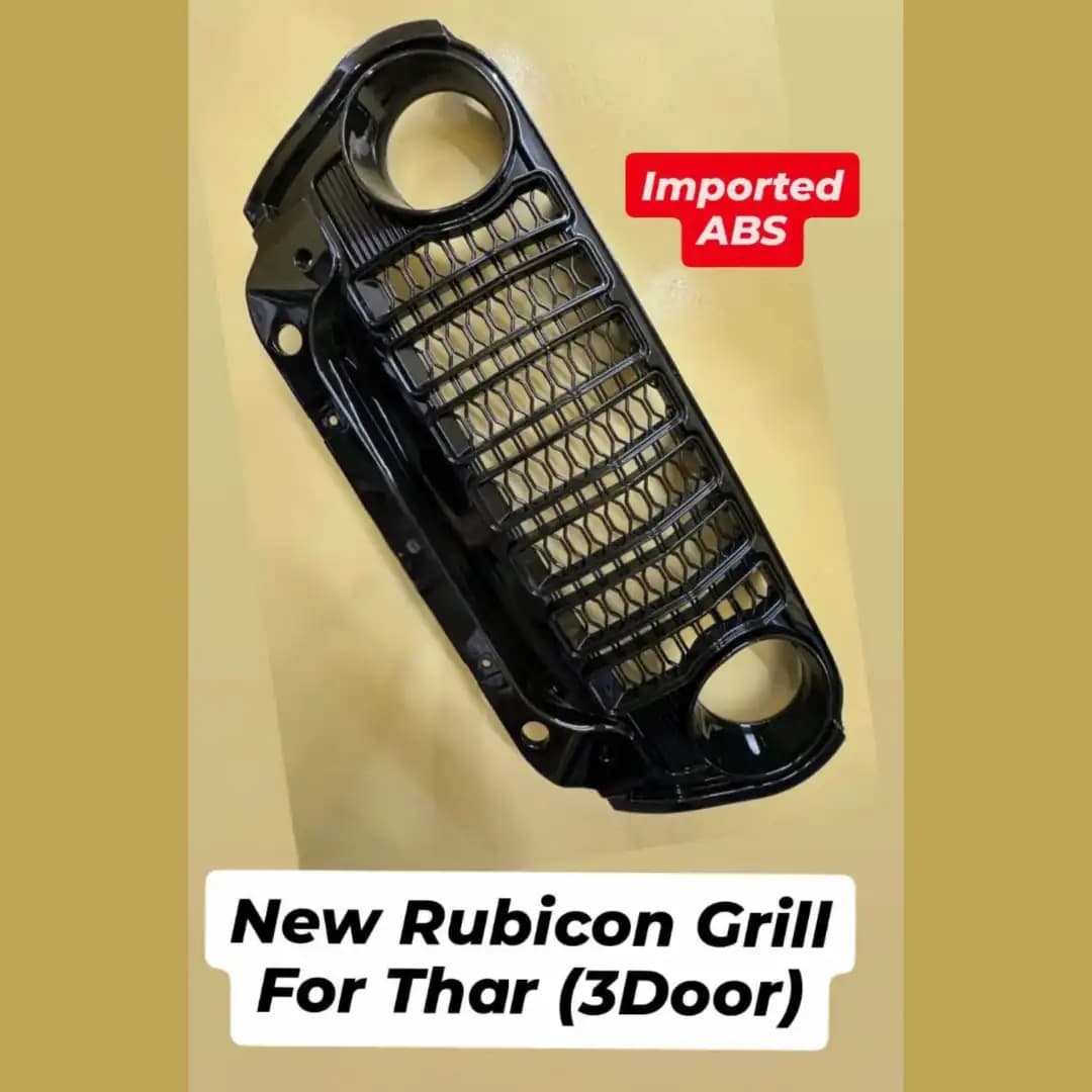 Thar Grille- Rubicon Design for Thar 3 door- Black