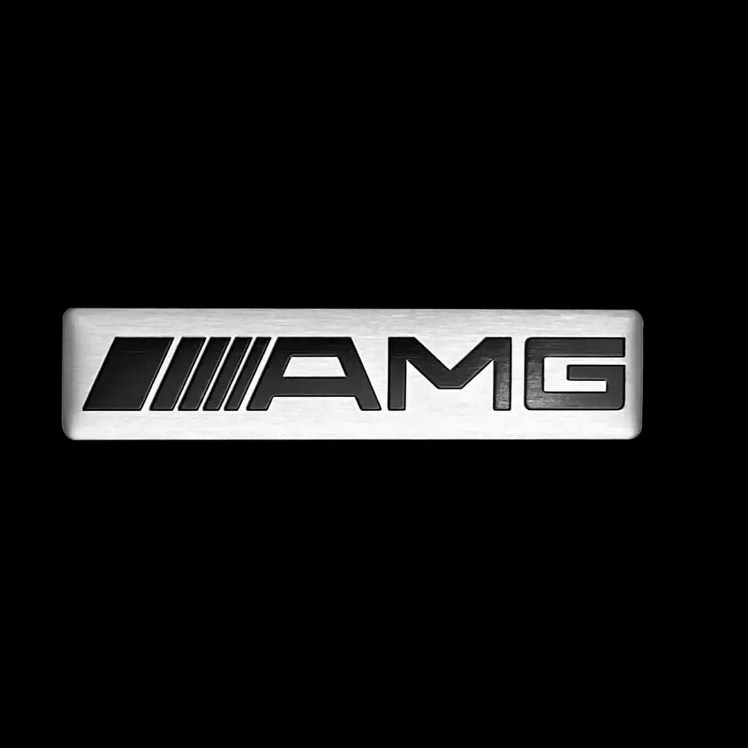 AMG Sticker- Silver Medium
