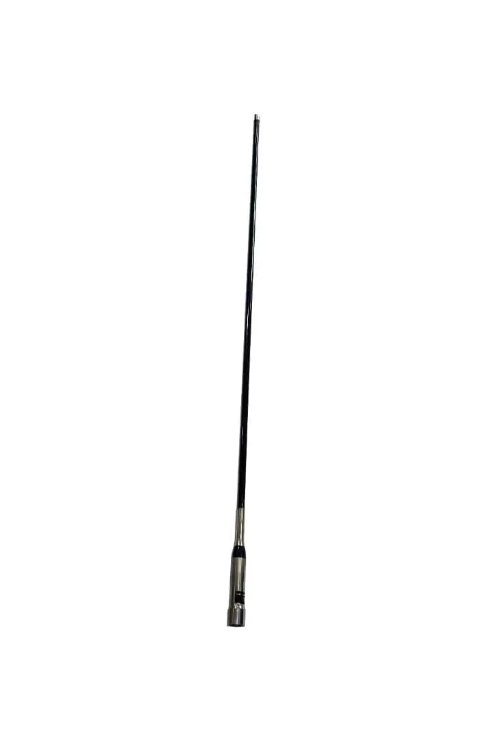 NL-750 Decorative Black Antenna with Silver and Gloss Black Base