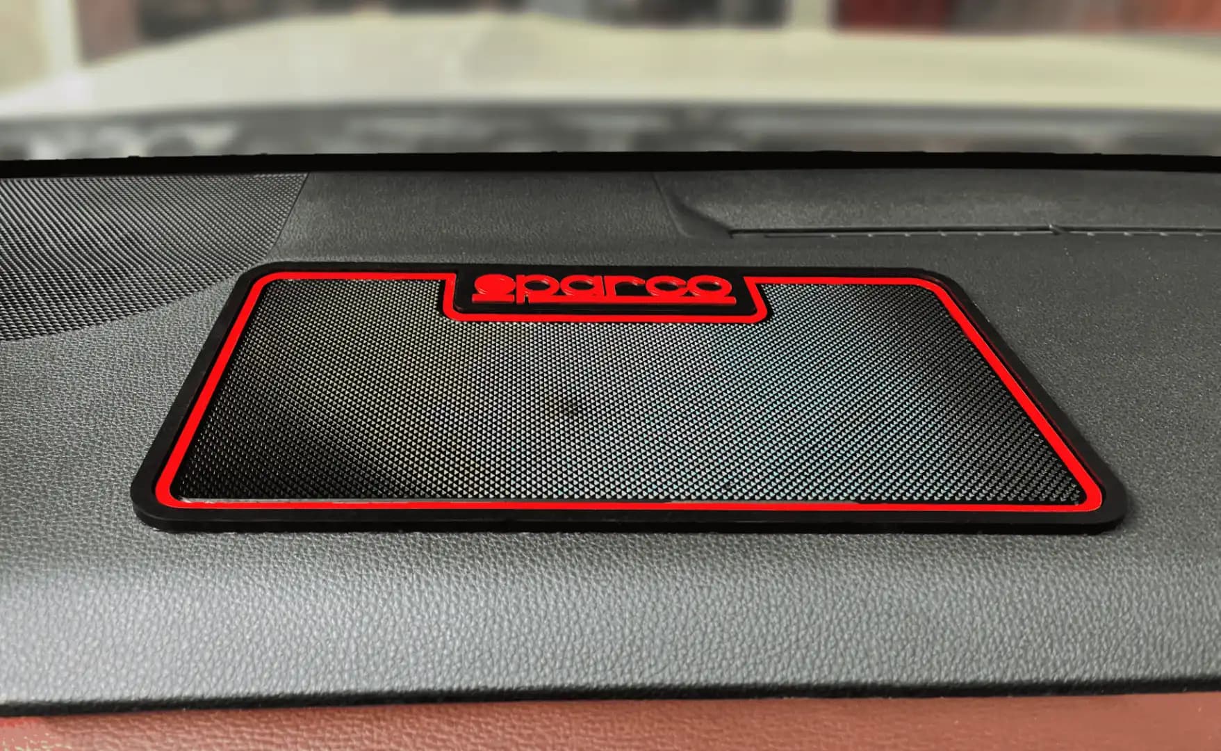 Sparco Anti Slip Dashboard Mats with thin border - Image 3 of 5