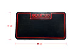 Sparco Anti Slip Dashboard Mats with thin border 4