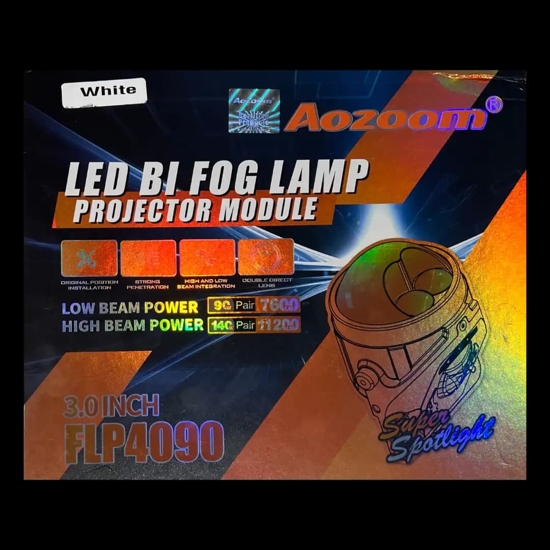 Aozoom Direct LED Fog light/Head Light- FLP4090 White