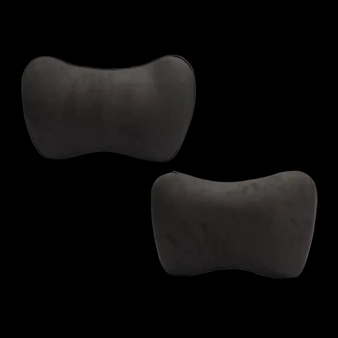 Memory foam Cashmere Backrest Cushion/ Back Support- Black