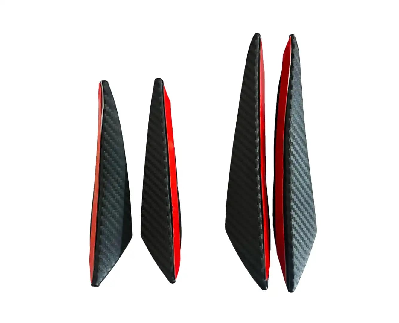 Two varied sizes Sporty Small size Fenders for Front and Rear/ universal fit/ Auto Protect Air Wing Racing Air Flow Decoration