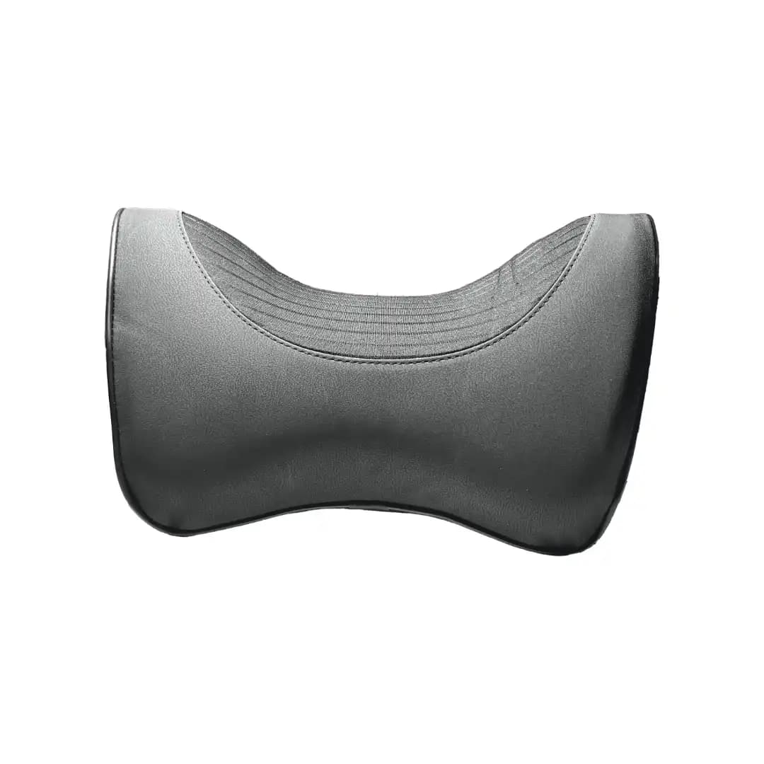 Contoured Memory Foam Neck Pillow/ Ergonomic Neck Pillow-Full Black Headrest