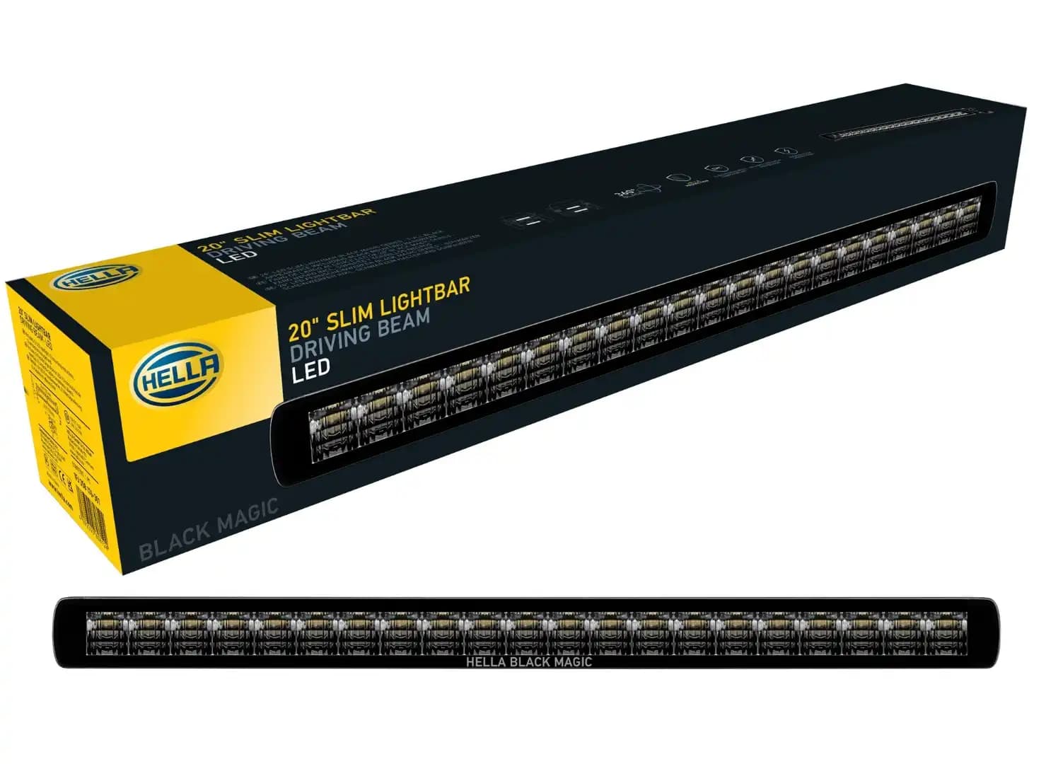 Hella Black Magic 20" Single Row LED Light Bar