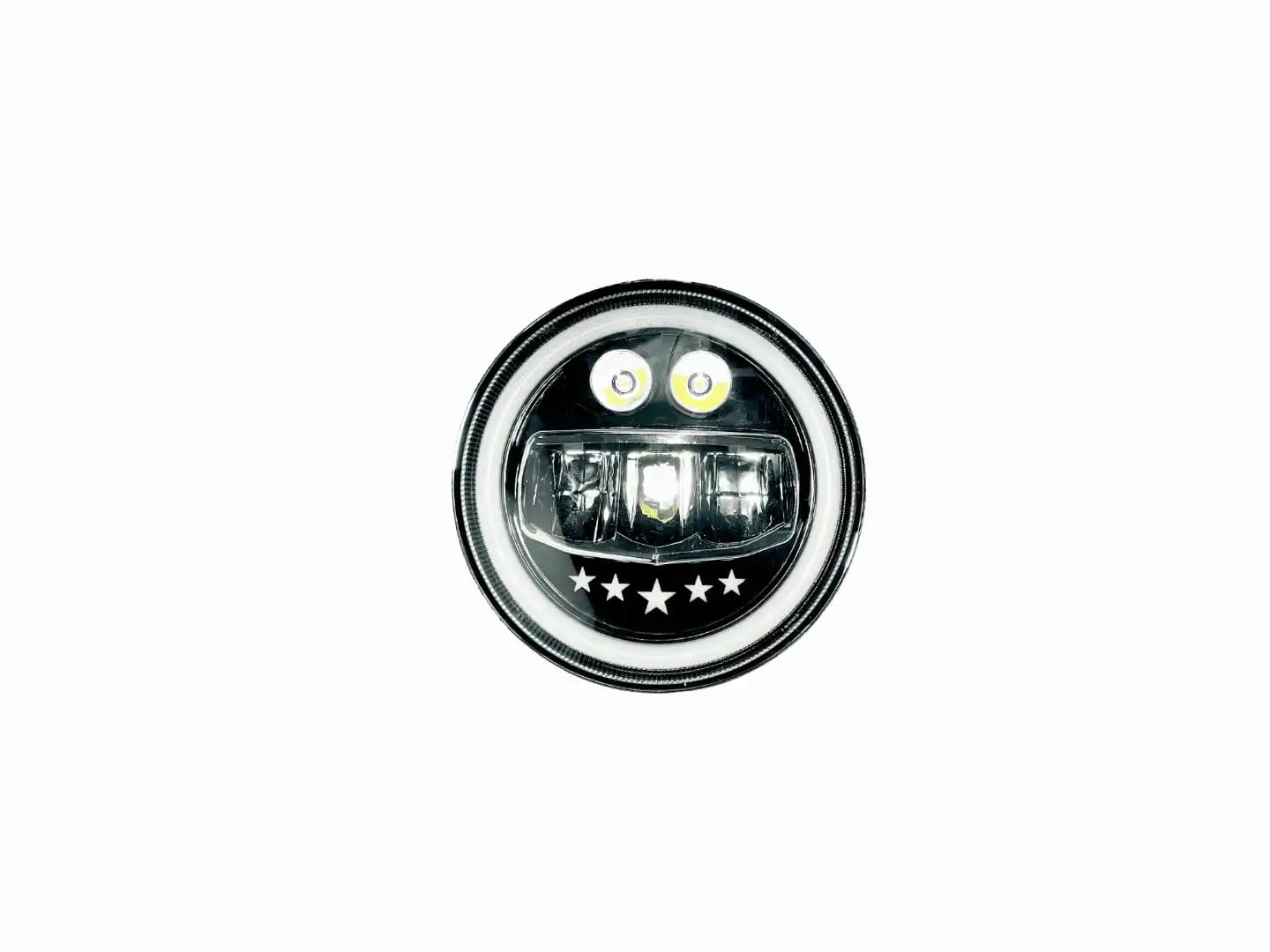 7 inch 90W 5-Star Waterproof LED Lights/ High-Low + DRL Beam LED Headlight for Thar