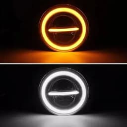 Mahindra Thar Full Ring Headlight/ LED Thar Headlight/ Minus Full Ring Headlight-For Thar 2