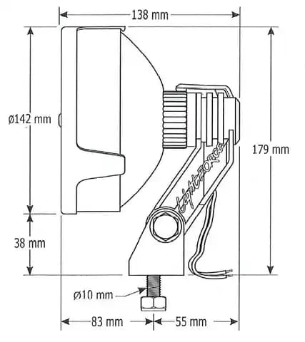 Lightforce Lance 140mm Ultra Compact Driving Light - Image 2 of 3