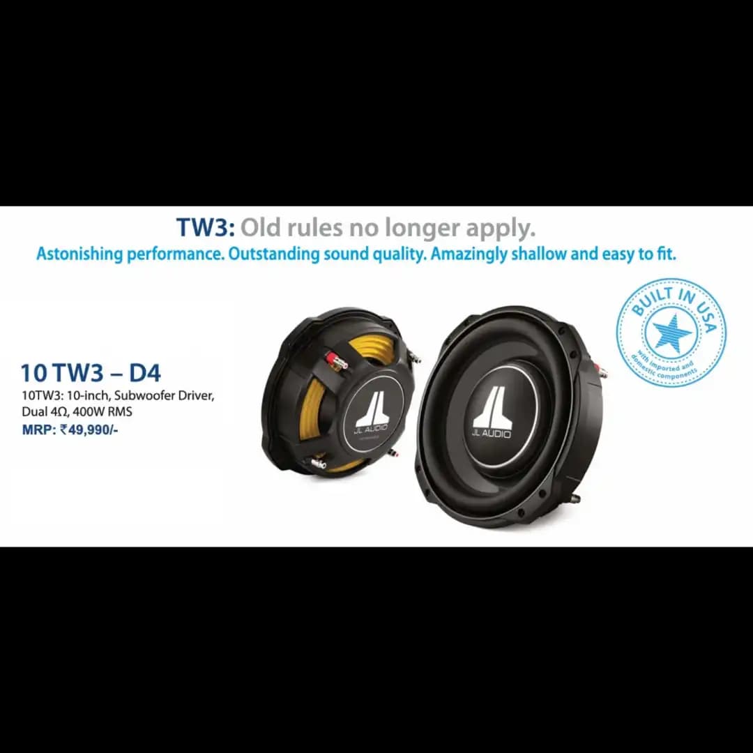 JL TW3 10 TW3-D4 Subwoofer Driver