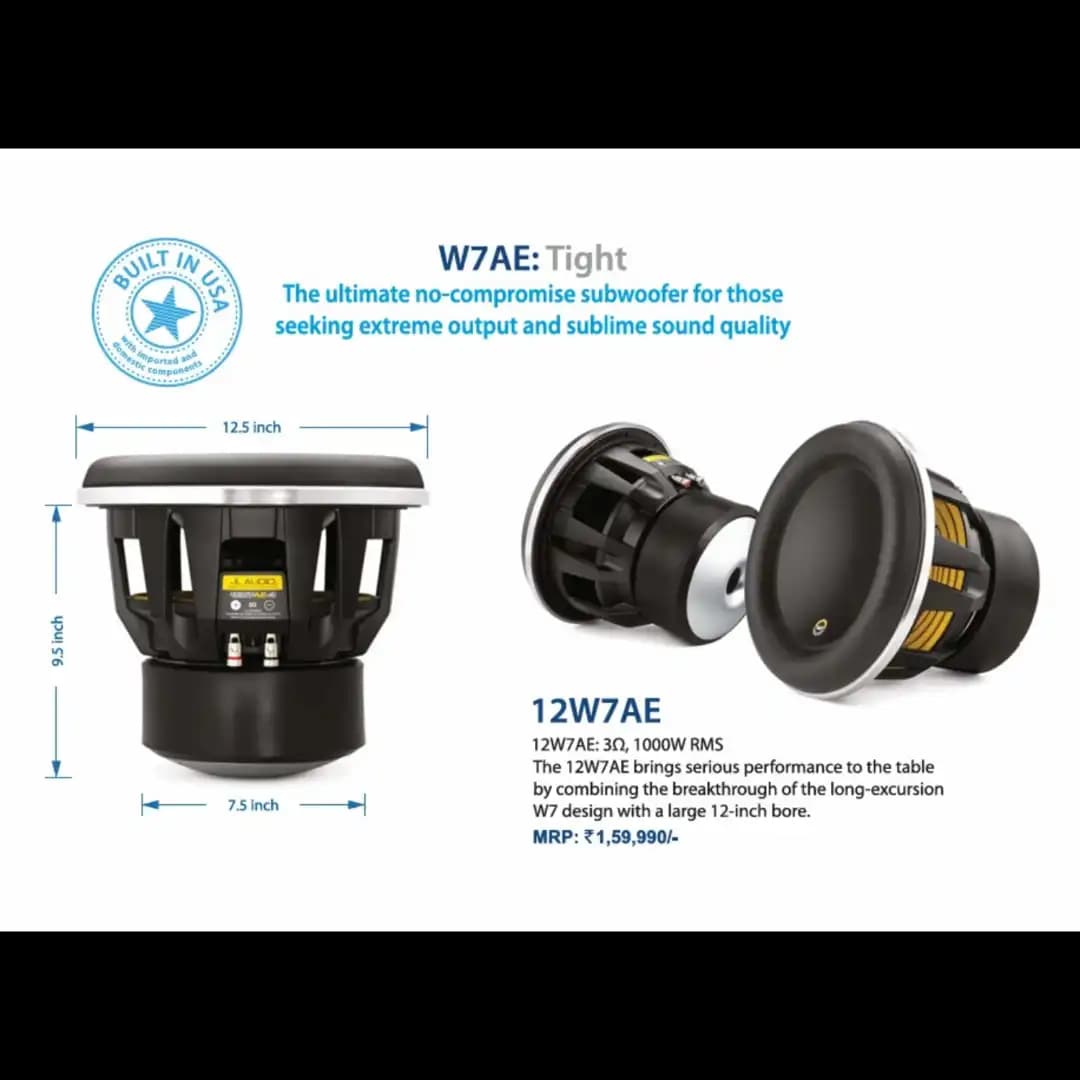 JL W7AE Tight- Subwoofer