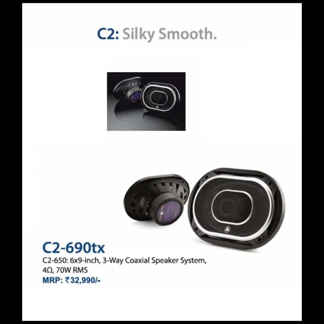 JL C2-650 6x9-inch, 3-Way Coaxial Speaker System