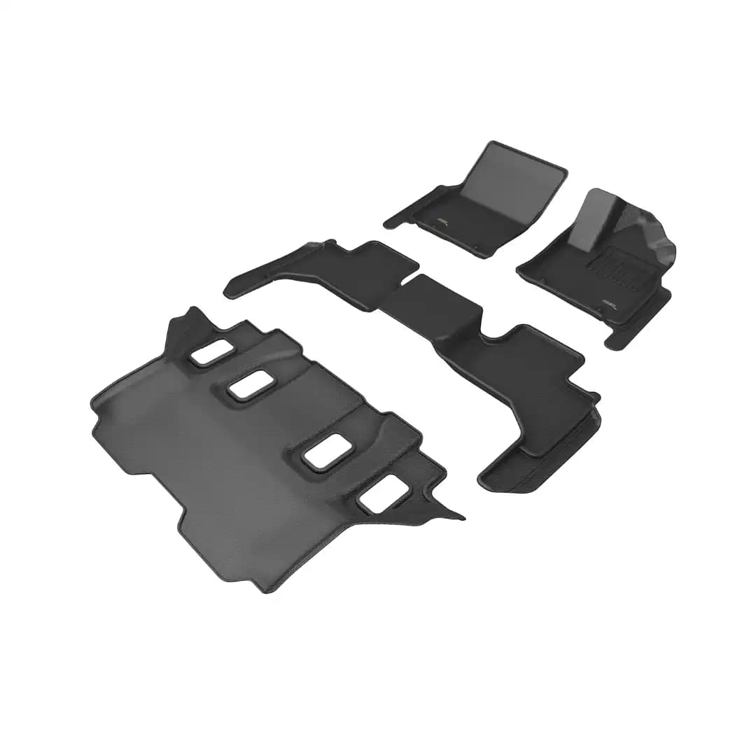 3D MAXpider Kagu Floor Mats for Toyota Land Cruiser LC300 (2024+) - Black / Original 3D Floor Mats / Custom Fit Waterproof All-Weather Car Mats