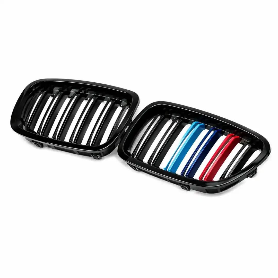 BMW 5 Series F10 / F11 BW26M Front Grille (2010-2017) | New M5 Look | Gloss Black Double-Slat Kidney Grille Set