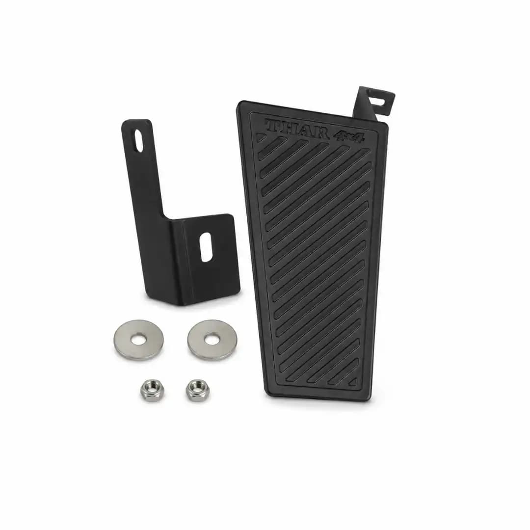 Bimbra 4x4 Dead Pedal for Mahindra Thar | Non-Slip Driver Foot Rest | Interior Utility Upgrade