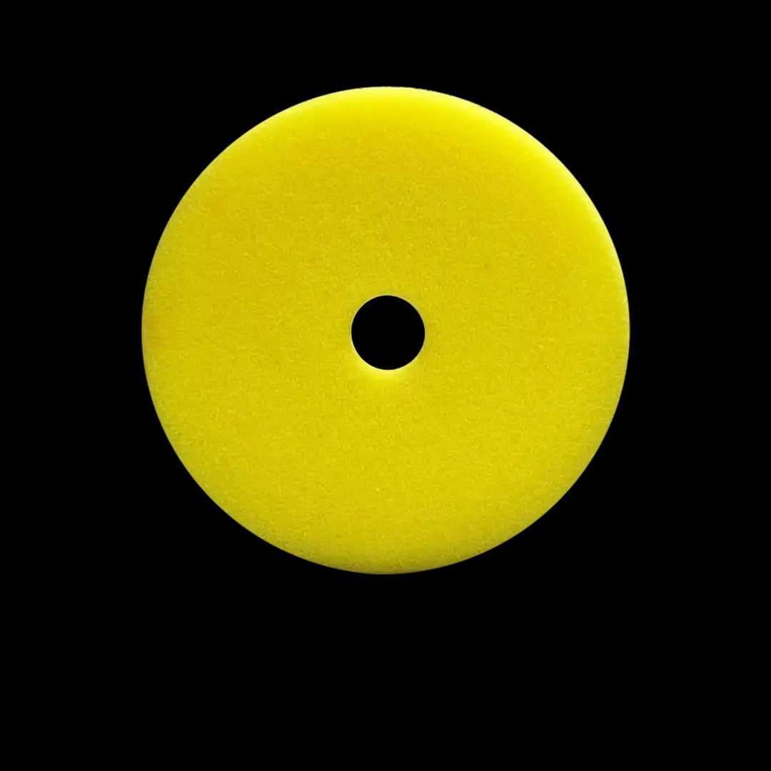 Car Care Sponge Pad/Round Polishing Foam - Yellow