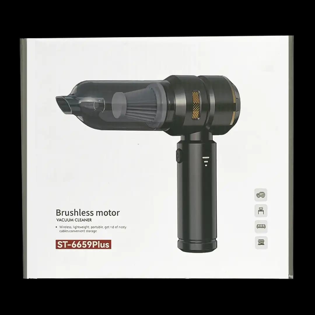 Lithium Electric Brushless Motor Vacuum Cleaner & Blower- ST 6659 Plus (Wireless & Portable) - Black