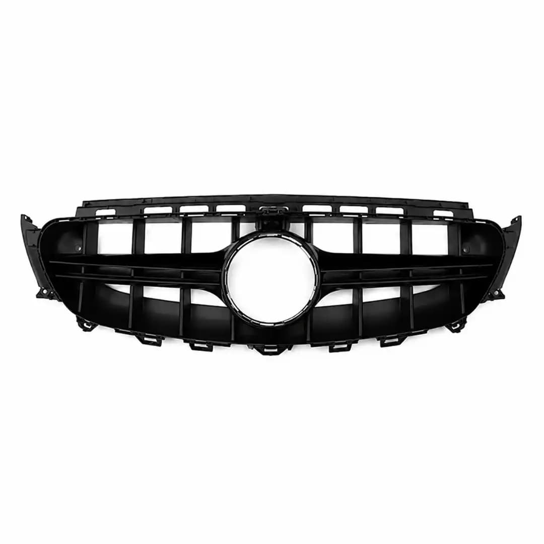 Matte Black Front Bumper Grille for Mercedes-Benz E-Class W213 (2016-2020) | AMG Style Front Grille