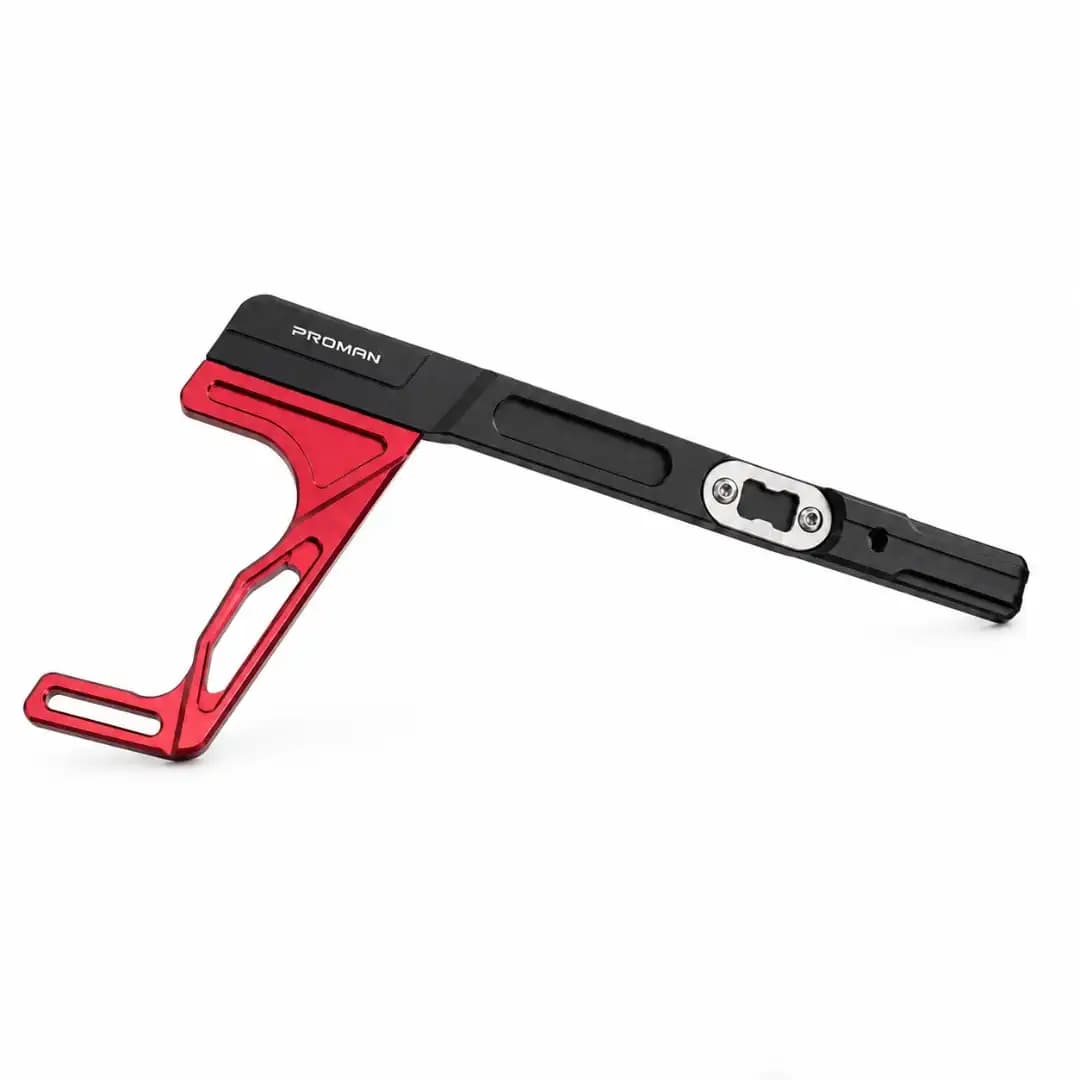 PROMAN Grab Handle for Mahindra Thar Roxx | Billet Aluminum No-Drill Assist Grip Set | Black / Red & Black