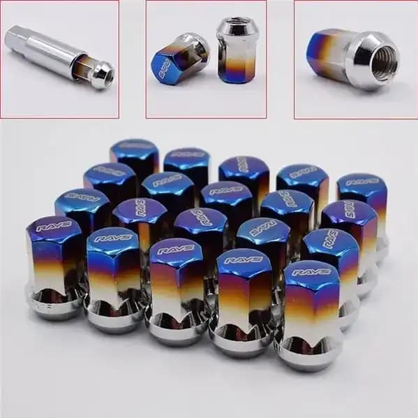 Rays Nuts M12X1.5 mm Burnt Blue