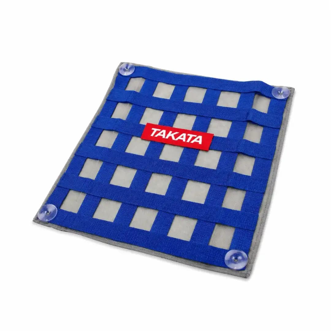 Takata Blue / Red Window Car Net for Thar Roxx/Thar | Motorsport-Inspired Side Window Safety Net