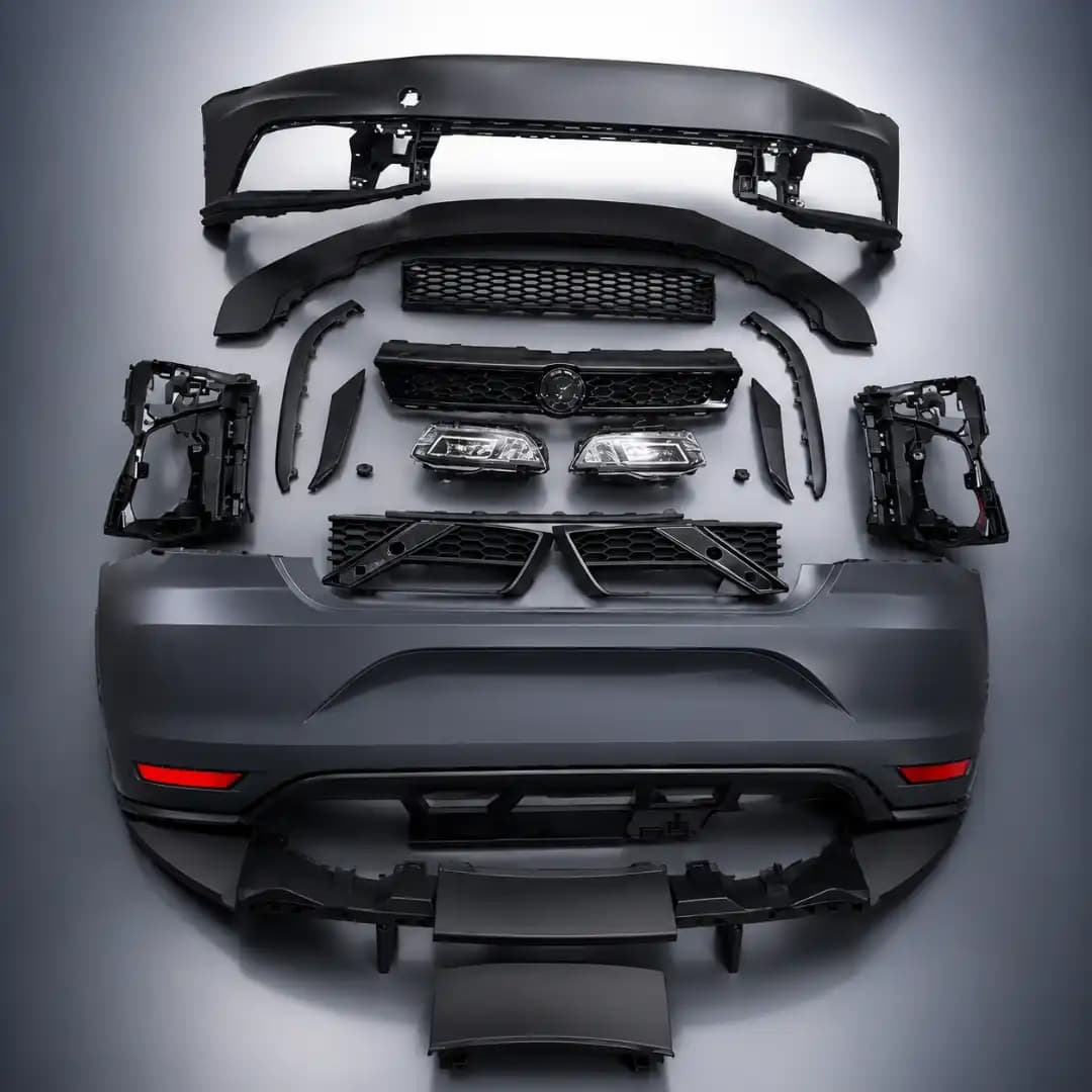 Volkswagen Polo GTI Upgrade Kit (2015-2020) | ABS GT-Inspired Body Kit | Paint-Ready Exterior Styling Package
